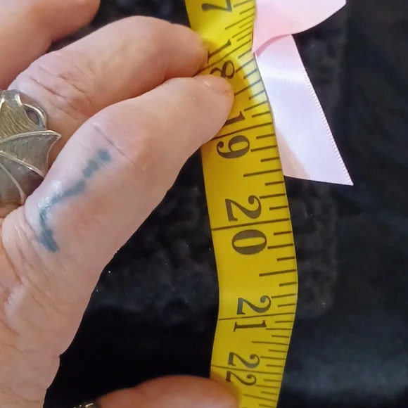 DOLLSKILL SUGAR THRILLZ 2X BLACK SERPA WITH PINK BOWS LONG-SLEEVED POCKETS - Picture 7 of 11